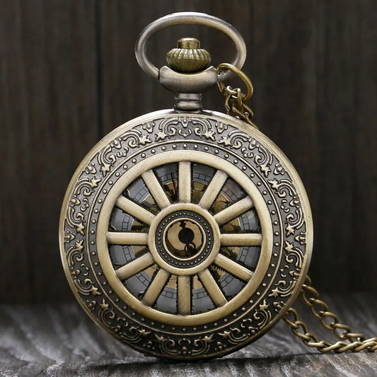 Bronze Wagon Wheel Pocketwatch